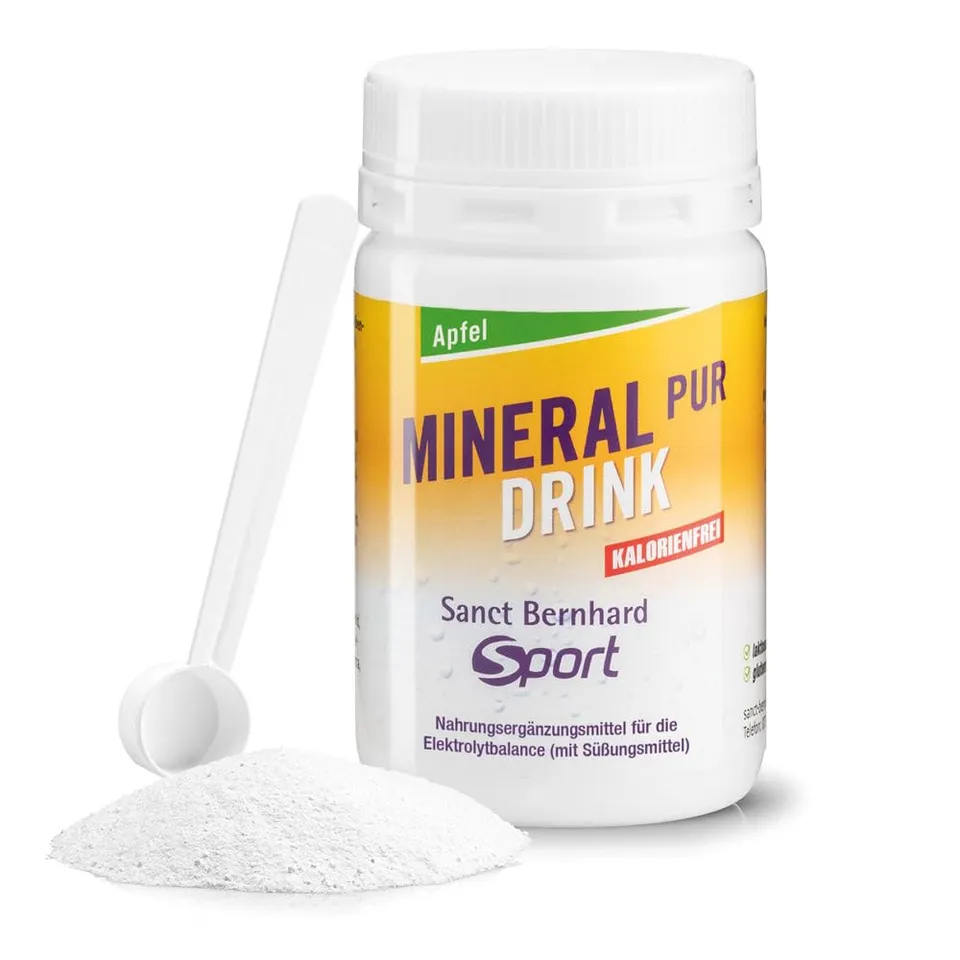 sanct-bernhard-sport-mineral-pur-drink-apfel-100-g-pulver image 1