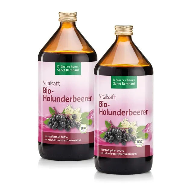 sanct-bernhard-bio-holunderbeeren-vitalsaft-saft-2x500-ml-bio image 1