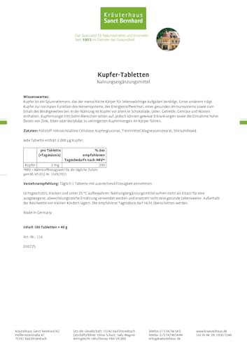 sanct-bernhard-kupfer-tabletten-2-mg-180-tabletten-spurenelement image 4