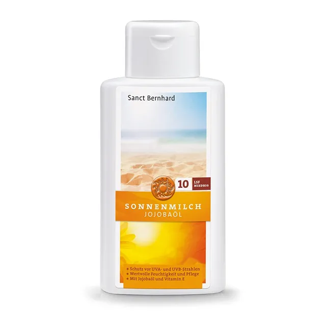 sanct-bernhard-jojoba-sonnenschutz-milch-lsf-10-250-ml-mit-jojoba-l image 1