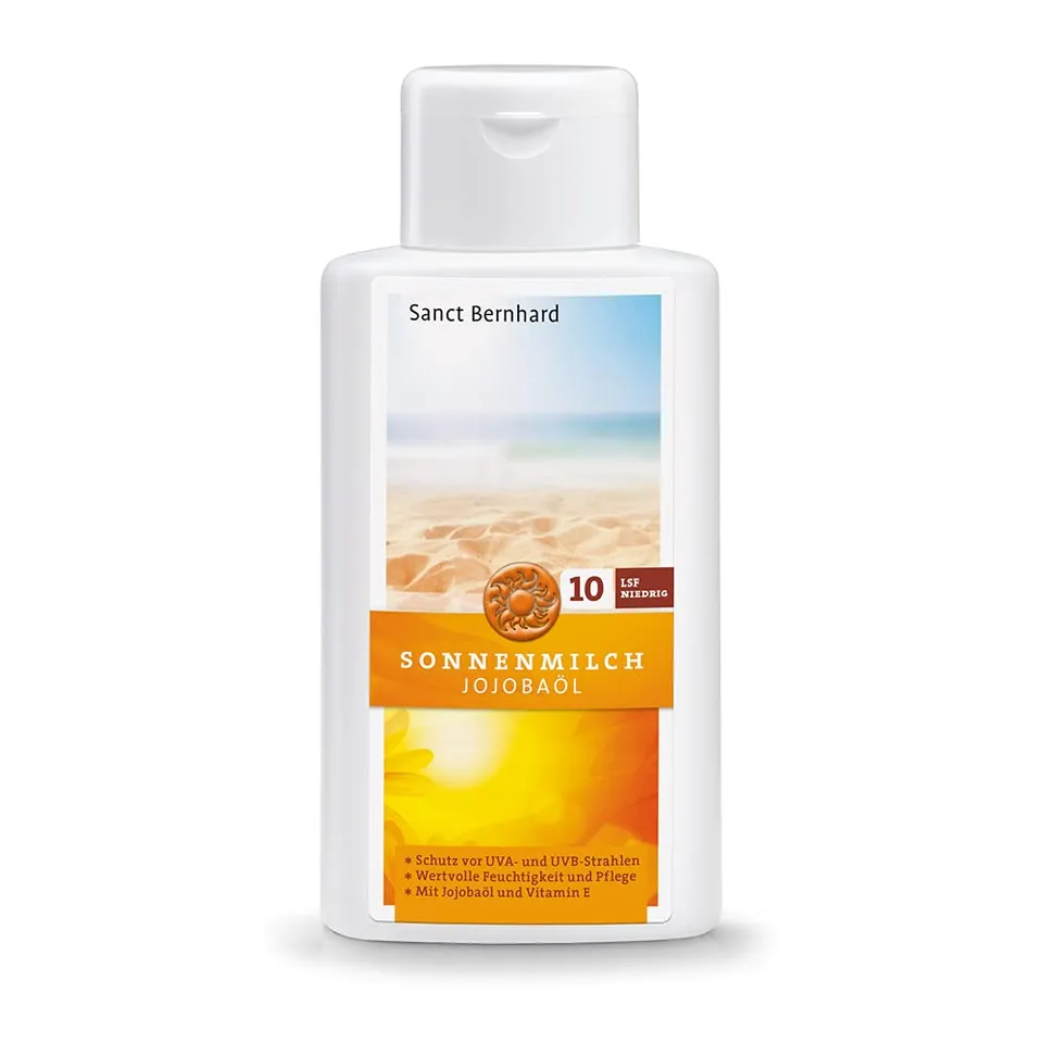 sanct-bernhard-jojoba-sonnenschutz-milch-lsf-10-250-ml-mit-jojoba-l image 1
