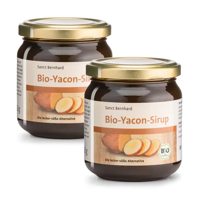 sanct-bernhard-bio-yacon-sirup-2x250-g-mild-fruchtig image 1