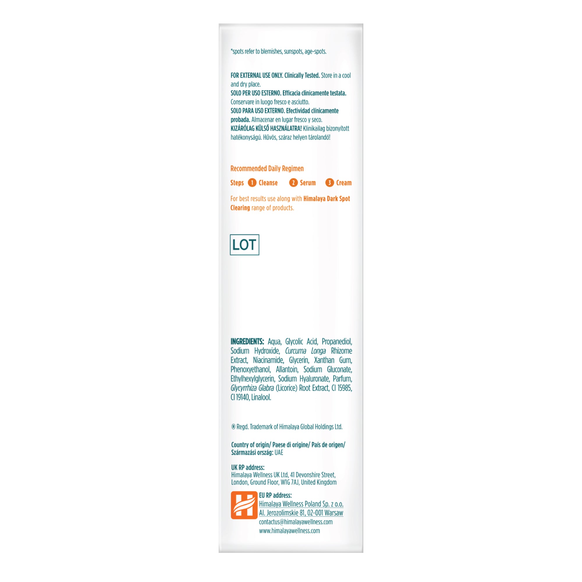 himalaya-dark-spot-clearing-kurkuma-gesichtsserum-30-ml-niacinamid image 5