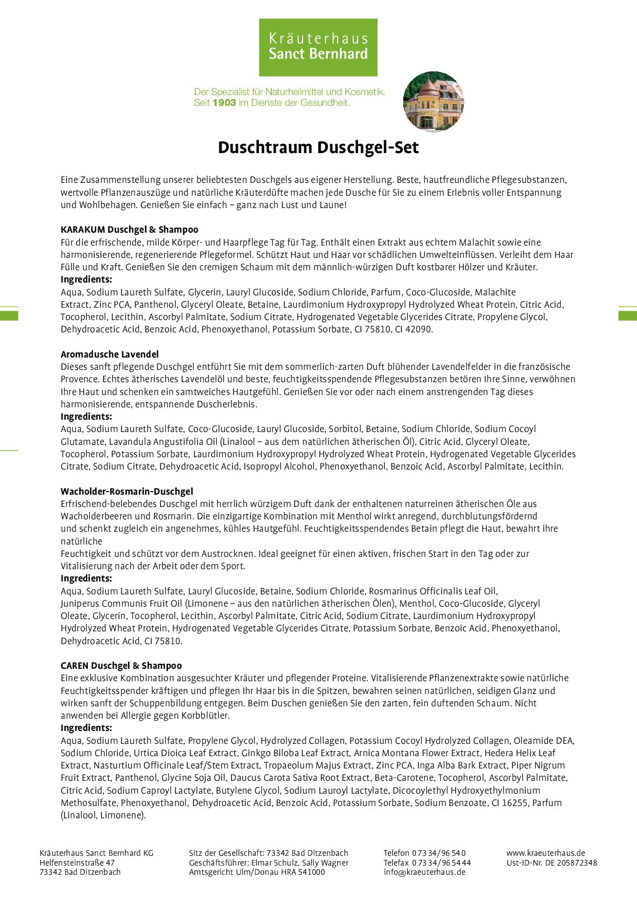 kr-uterhaus-sanct-bernhard-duschtraum-duschgel-set-6x100ml-kr-uter image 2