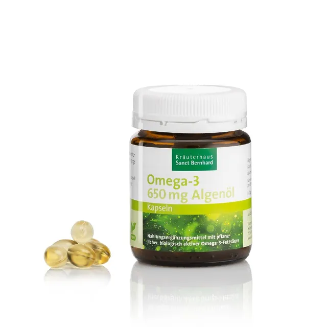 sanct-bernhard-omega-3-algen-l-60-kapseln-vegan-650-mg image 1