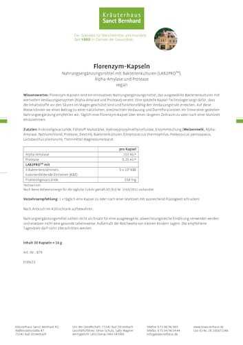sanct-bernhard-florenzym-kapseln-bakterienkulturen-30-vegan image 4