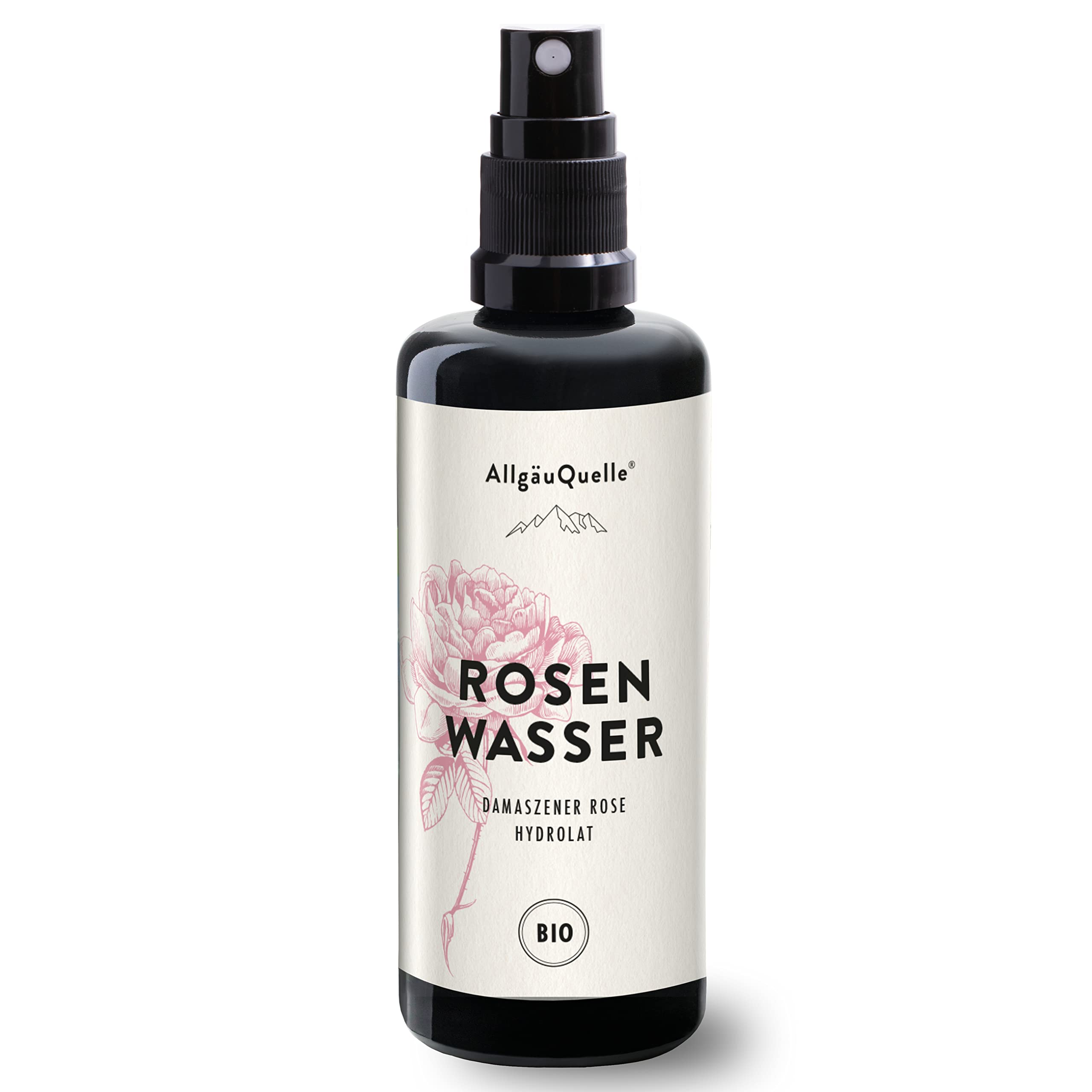 allg-uquelle-bio-rosenwasser-spray-100-ml-gesicht-haare image 1