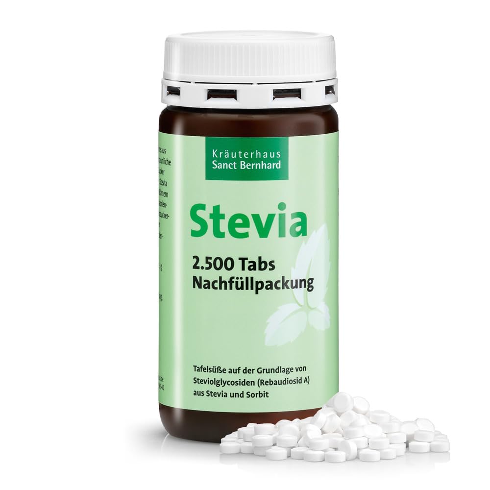 sanct-bernhard-stevia-tabs-nachf-llpack-1000-tabs-zuckerfrei image 3