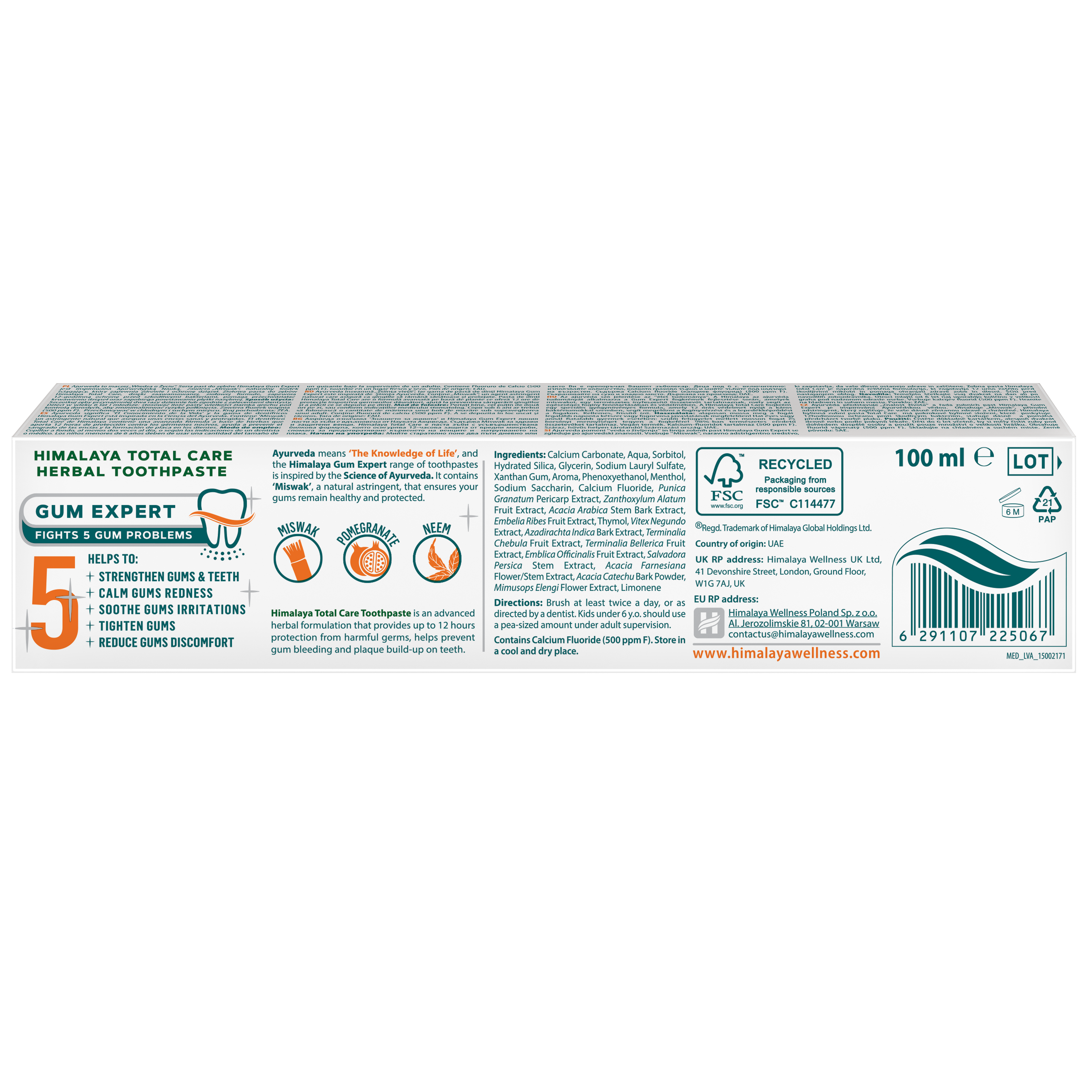 himalaya-total-care-kr-uter-zahnpasta-100-ml-f-r-gesundes-zahnfleisch image 4