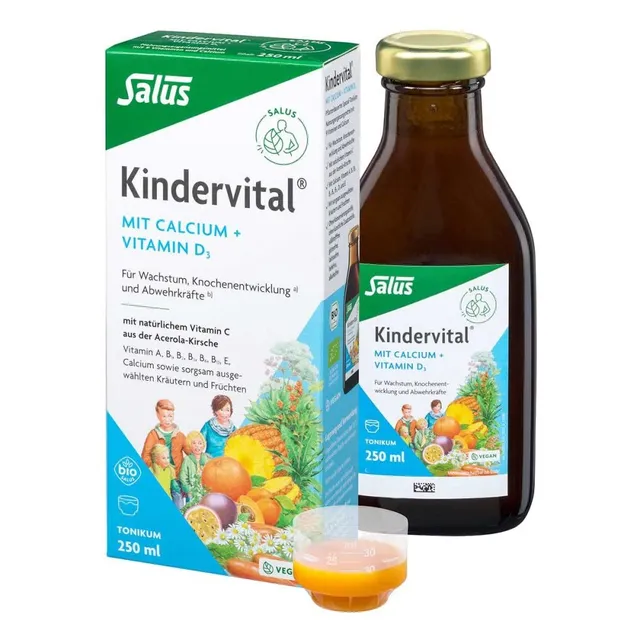 salus-kindervital-calcium-d3-tonikum-orange-maracuja-250ml image 1